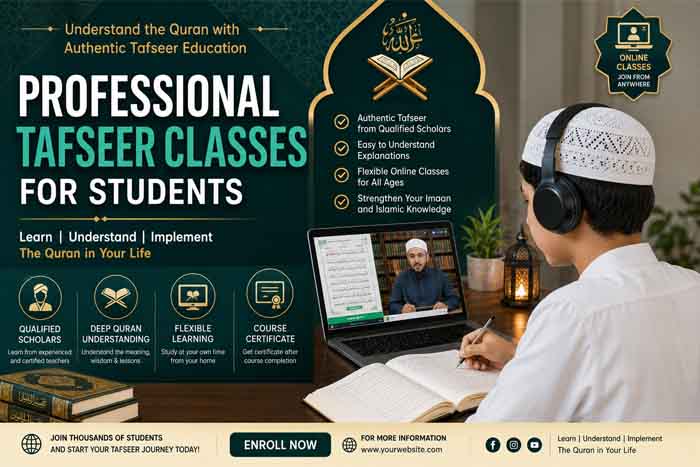 Professional Tafseer Classes for Students Online Quran Learning