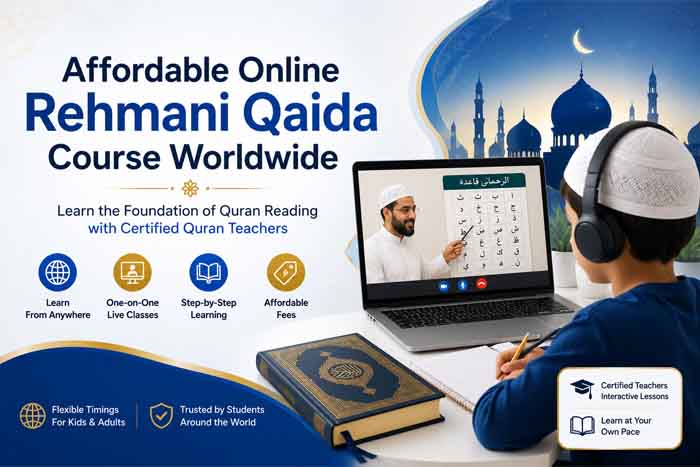 Affordable Online Rehmani Qaida Course Worldwide