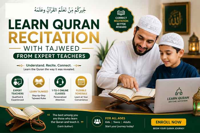 Learn Quran Recitation with Tajweed Online with Expert Teachers