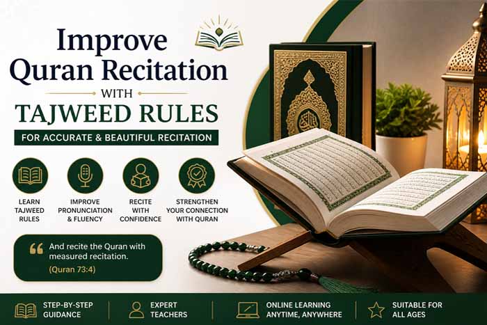 Improve Quran Recitation with Tajweed Rules for Clear and Accurate Pronunciation