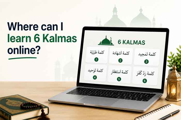 Online 6 Kalmas Course – Learn Kalmas with Qualified Islamic Tutors