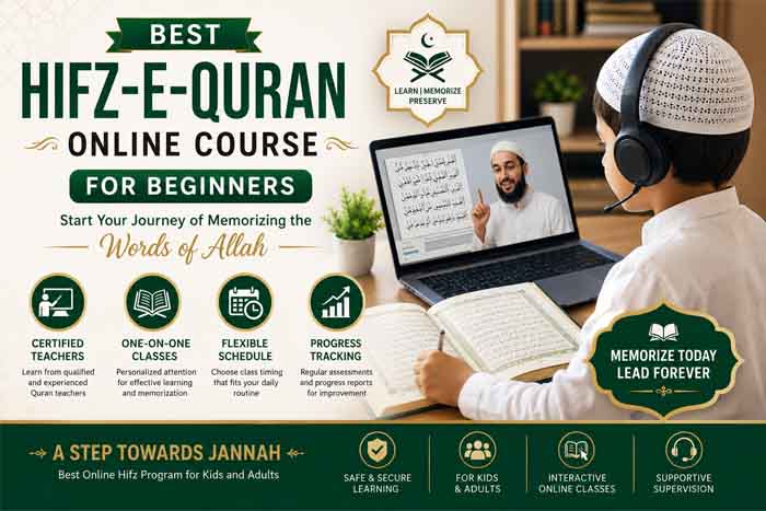 Best Hifz-e-Quran Online Course for Beginners with Certified Teachers