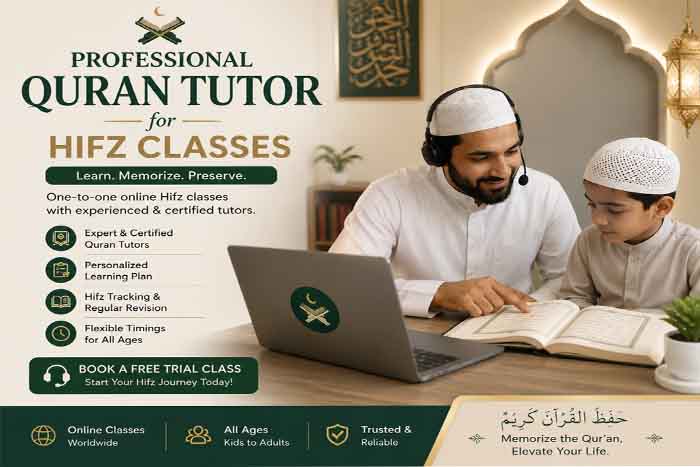 Professional Quran Tutor Teaching Online Hifz Classes for Students